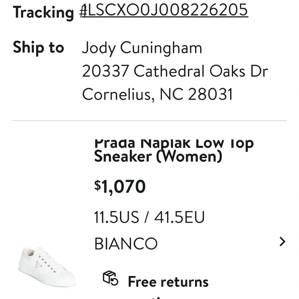 AUTHENTIC PRADA logo tennis shoes. - Picture 5 of 16